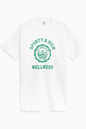 Sporty & Rich Emblem Unisex T-Shirt Ref. TO042S405EW Colore Taglia XS