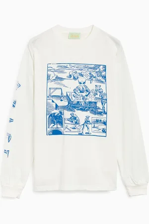 ARIES Alien Woodcut Unisex Long Sleeve T-Shirt Ref. RUAR60020 Colore Taglia XL
