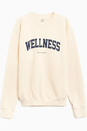 Sporty & Rich Wellness Ivy Unisex Sweatshirt Ref. CRAW2366CR Colore Taglia L
