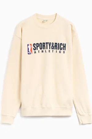 Sporty & Rich Team Logo Unisex Sweatshirt Ref. WS067S410TC Colore Taglia L