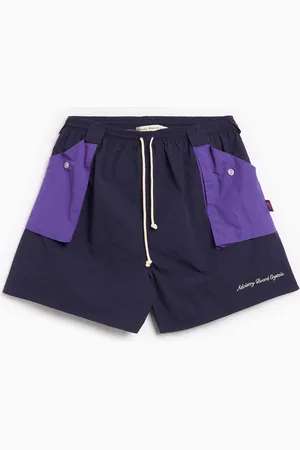 ADVISORY BOARD CRYSTALS Abc. Camp Crystal Lake Swim Shorts Ref. ABC-SS24-SWSH01-GREY-PURPLE Colore Taglia L