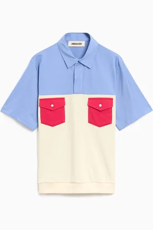Metalwood Color Block Western Men