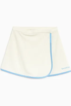 Sporty & Rich Serif Logo Embroidered Wrap Women