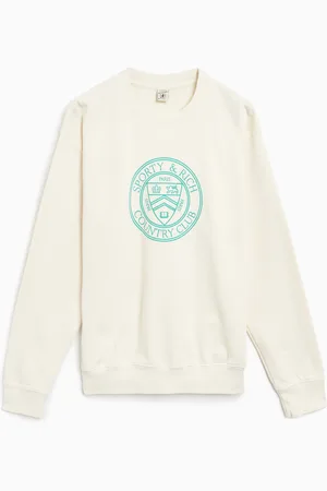 Sporty & Rich Connecticut Crest Unisex Sweatshirt Ref. WS067S416CC Colore Taglia L