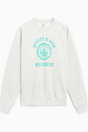 Sporty & Rich Emblem Unisex Sweatshirt Ref. WS067S416EH Colore Taglia L