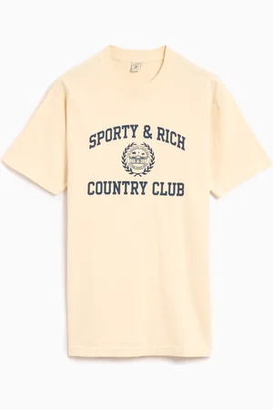 Sporty & Rich Varsity Crest Unisex T-Shirt Ref. TO042S409VC Colore Taglia L
