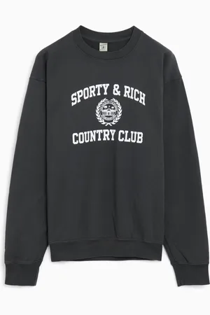 Sporty & Rich Varsity Crest Unisex Sweatshirt Ref. WS067S409VF Colore Taglia XL