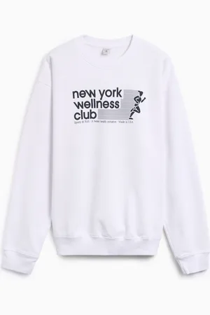Sporty & Rich USA Wellness Club Unisex Sweatshirt Ref. ST071506128WH01 Colore Taglia S