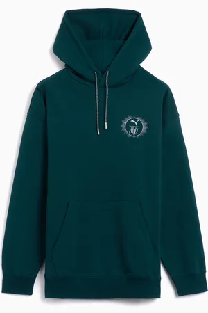 PUMA X Harry Potter Unisex Relaxed Graphic Hoodie "Slytherin" Ref. 630093-60 Colore Taglia S