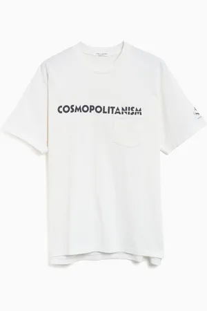 ENGINEERED GARMENTS Printed Cross Crew Neck Men