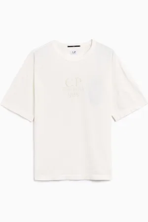 C.P. Company Maglietta Regular Logo per uomo Ref. 18CMTS284A005697G-103 Colore Taglia L
