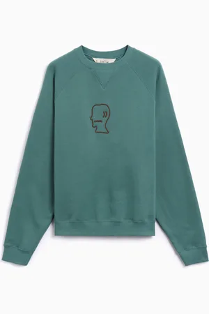 Brain Dead Felpa con logo Regular Head Raglan per uomo Ref. S25T1O0042-AVA Colore Taglia S