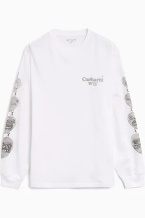 Carhartt Maglietta Regular a maniche lunghe Hartt Chain per donna Ref. I034704-02XX Colore Taglia XS