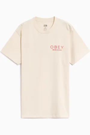 Obey Maglietta con grafica Regular Bella Maximus per uomo Ref. 165264142-CRM Colore Taglia S