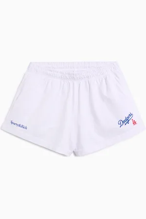 Sporty & Rich Shorts Dodgers Serif Disco per donna Ref. SH037627666WH01 Colore Taglia XS