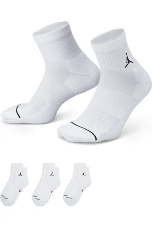 Jordan Everyday Cushioned Ankle 3 Pack unisex Calze - Bianco - Foot Locker