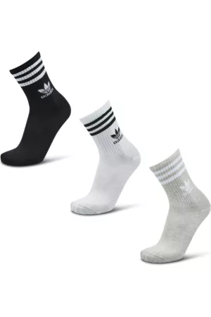 adidas Solid Crew 3 Pack unisex Calze - Bianco - Foot Locker