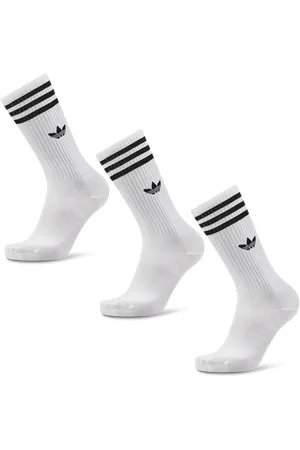 adidas Solid Crew 3 Pack unisex Calze - Bianco - Foot Locker
