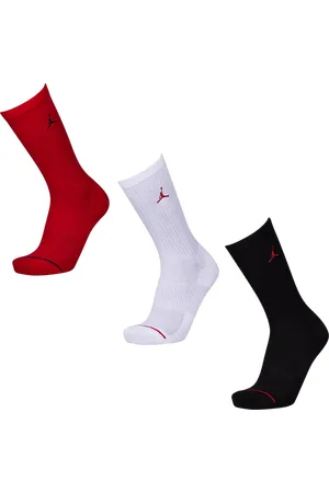 Jordan Everyday Cushioned Crew 3 Pack unisex Calze - Rosso - Foot Locker