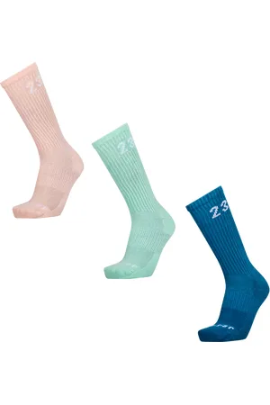 Jordan Everyday Essential Crew 3 Pack unisex Calze - Blu - Algodón - Foot Locker