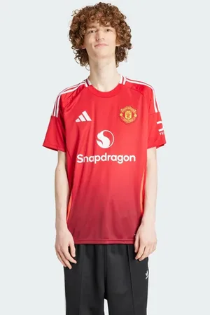 adidas Manchester United 24/25 Home male Maglie/Repliche - Rosso - Poly Mesh - Foot Locker