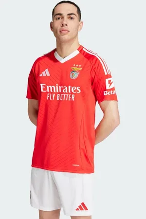 adidas Benfica 24/25 Home male Maglie/Repliche - Rosso - Poly Mesh - Foot Locker