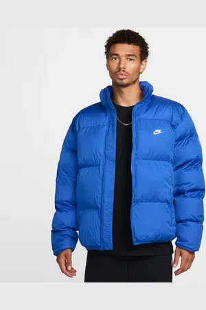Nike Club Puffer male Giacche - Blu - Jersey di cotone - Foot Locker