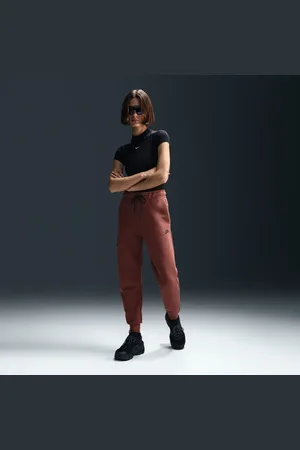 Nike Tech Fleece female Pantaloni - Marrone - Foot Locker