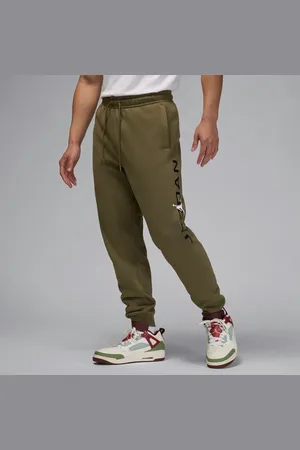 Jordan Essential Joggers male Pantaloni - Olivo - Jersey di cotone - Foot Locker