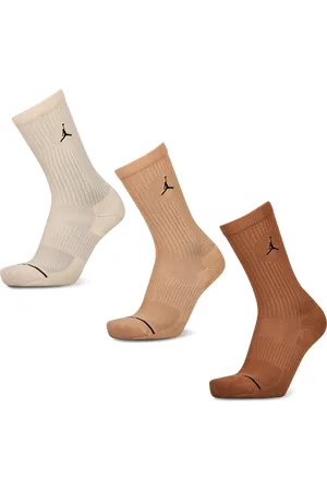 Jordan Crew 3 Pack unisex Calze - Marrone - Foot Locker