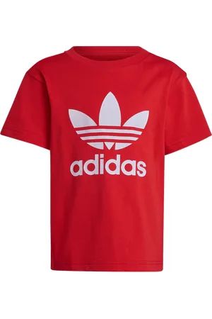 adidas Trefoil unisex Magliette - Rosso - Foot Locker