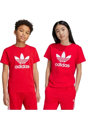 adidas Trefoil unisex Magliette - Rosso - Foot Locker