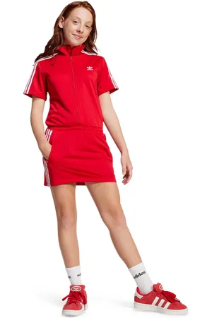 adidas Firebird unisex Vestiti - Rosso - Poly Mesh - Foot Locker