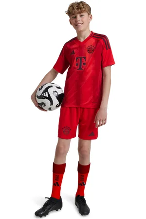 adidas Fc Bayern 24/25 Home unisex Pantaloncini - Rosso - Poly Mesh - Foot Locker