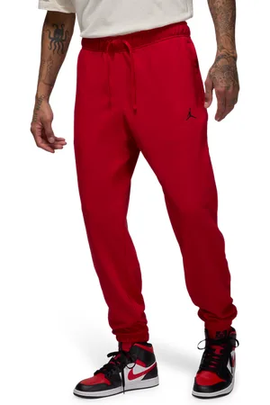 Jordan Sport Crossover male Pantaloni - Rosso - Jersey di cotone - Foot Locker