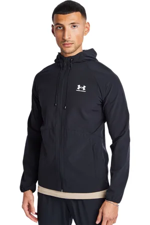 Under Armour Vibe Woven male Top da pista - Nero - Foot Locker