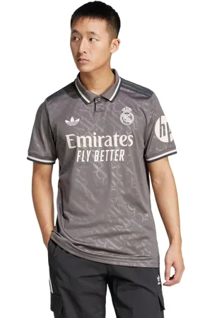 adidas Real Madrid male Maglie/Repliche - Grigio - Poly Mesh - Foot Locker