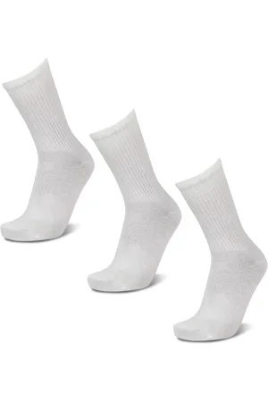 adidas Mid Cut Crew 3 Pack unisex Calze - Bianco - Foot Locker
