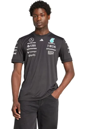 adidas Mercedes male Maglie/Repliche - Nero - Poly Mesh - Foot Locker