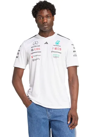 adidas Mercedes male Maglie/Repliche - Bianco - Poly Mesh - Foot Locker