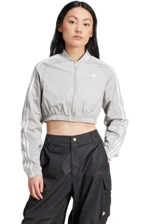 adidas Adicolor female Top da pista - Grigio - Nylon - Foot Locker