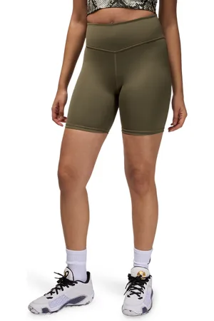 Jordan Sport female Pantaloncini - Olivo - Jersey di cotone - Foot Locker