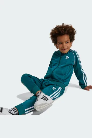 adidas Superstar unisex Tute da ginnastica - Verde acqua - Tela di cotone - Foot Locker