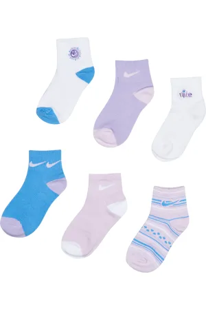 Nike Kids Ankle 6 Pack unisex Calze - Rosa - Algodón - Foot Locker