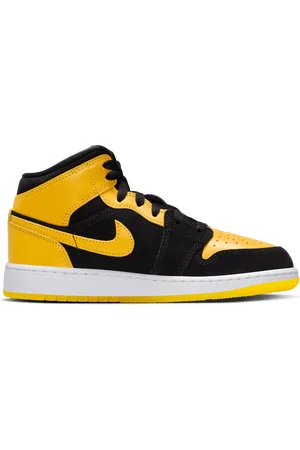 Jordan Aj1 Mid unisex Scarpe - Nero - Rete/Sintetico - Foot Locker
