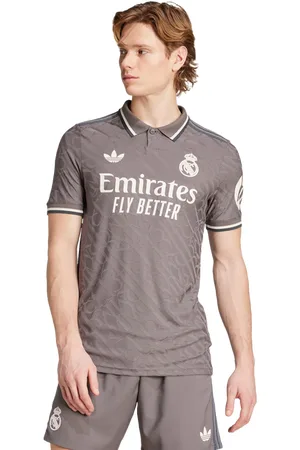 adidas Real Madrid male Maglie/Repliche - Grigio - Poly Mesh - Foot Locker
