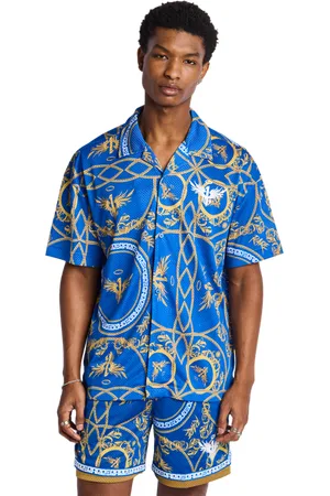 PUMA Classics male Magliette - Blu - Jersey di cotone - Foot Locker