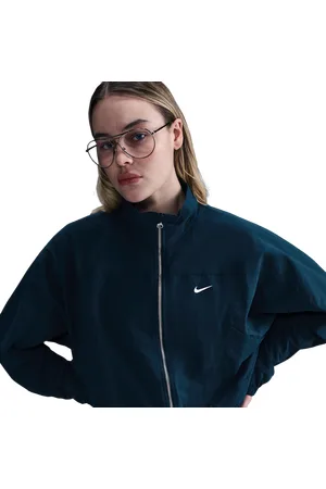 Nike Everything Wovens female Giacche - Marina - Jersey di cotone - Foot Locker