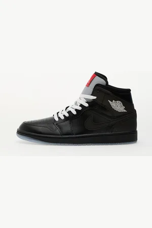 Jordan Sneakers Air 1 Mid Se / -White-Wolf Grey-Fire Red-Mtlc Silver EUR 45.5