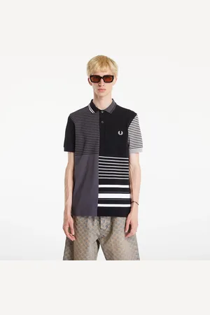 Fred Perry Maglietta Beams Striped Panel Fp Polo T-Shirt S